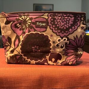 Thirty-One Thermal Pouch - Purple Floral - never used